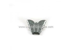 Hematite Little Butterfly 24mm Pendant